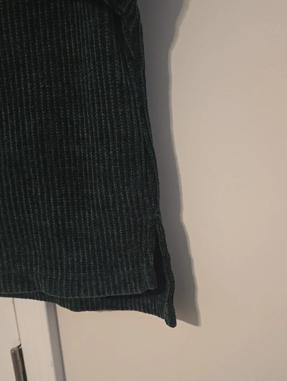 Girls Dark Green Crewneck Sweater